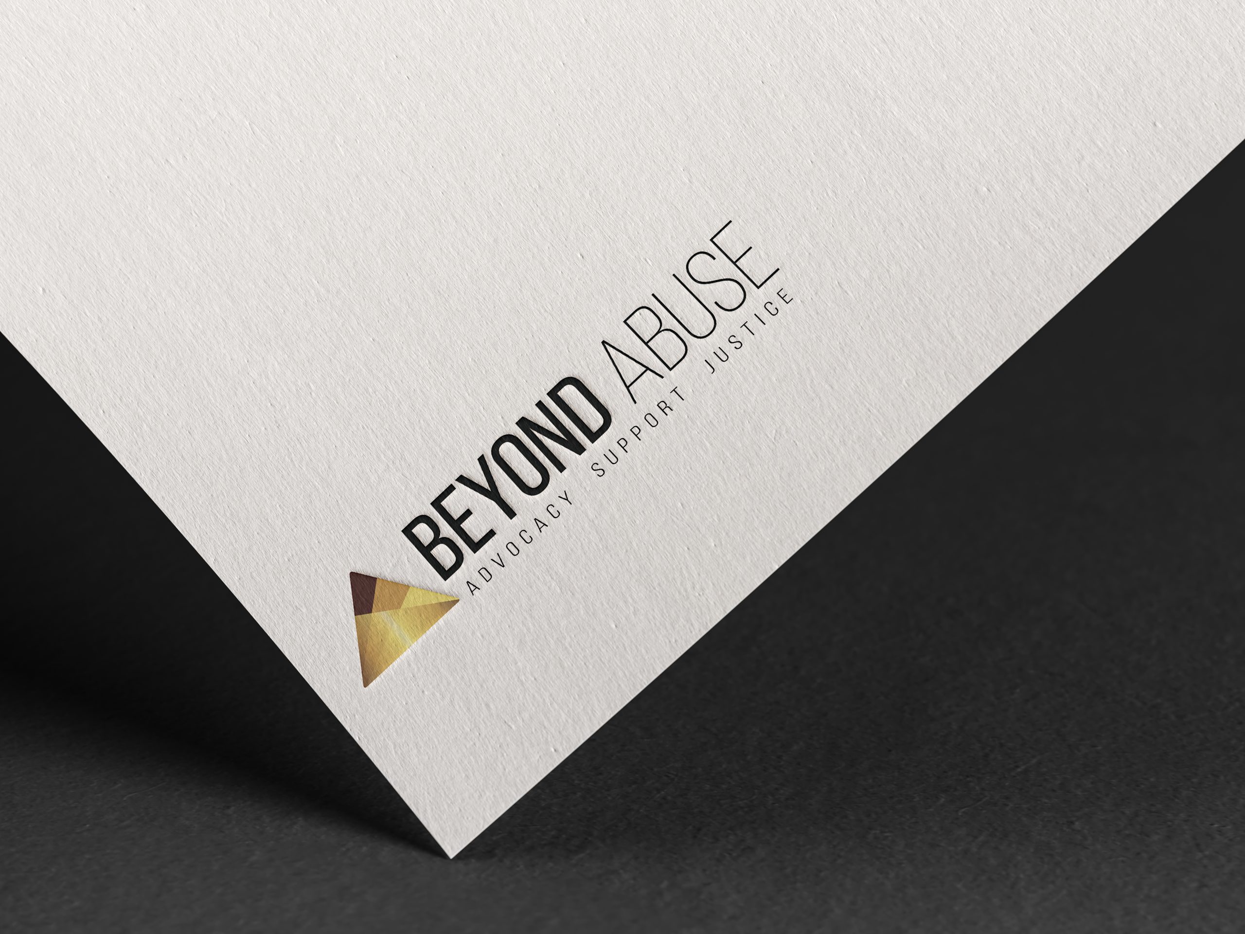 Beyond Abuse Logo - Gold